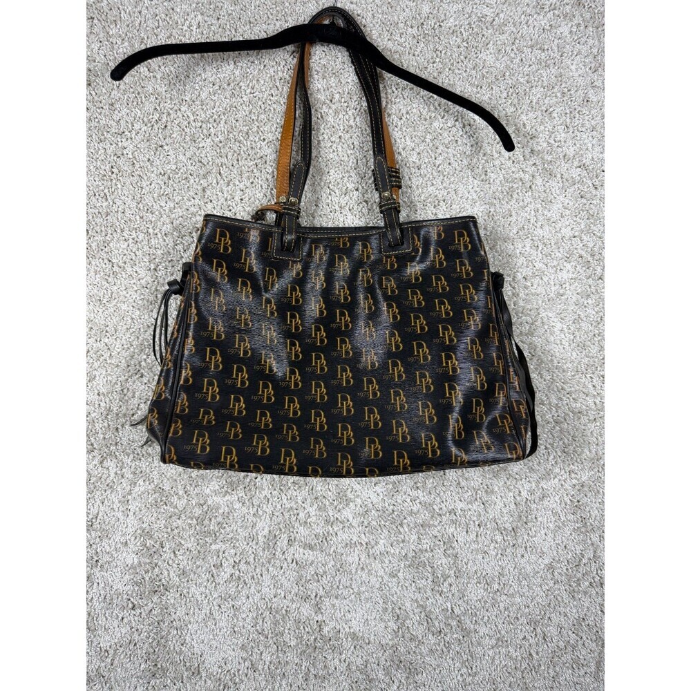 Vtg DOONEY & BOURKE Signature DB 1975 Satchel/ Shoulder Bag